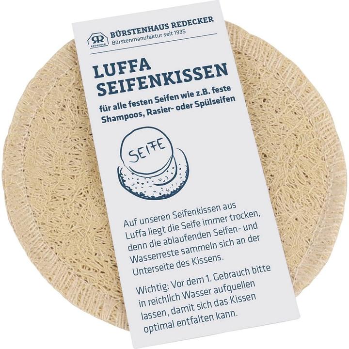 Bürstenhaus Redecker Seifenkissen Luffa ø 8.5 cm