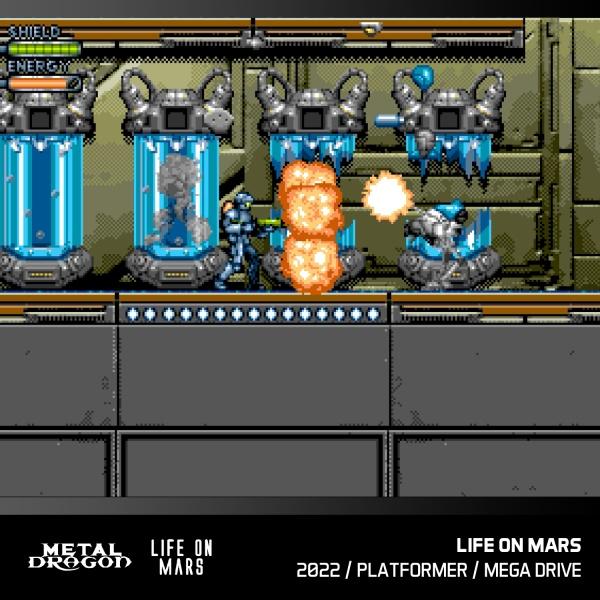 Produktbild Blaze Evercade Metal Dragon/Life on Mars Cartridge (DE)