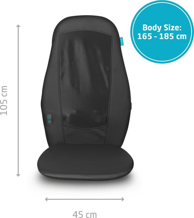 Actual product image Medisana MC-15E Shiatsu massage seat cover by ECOMED