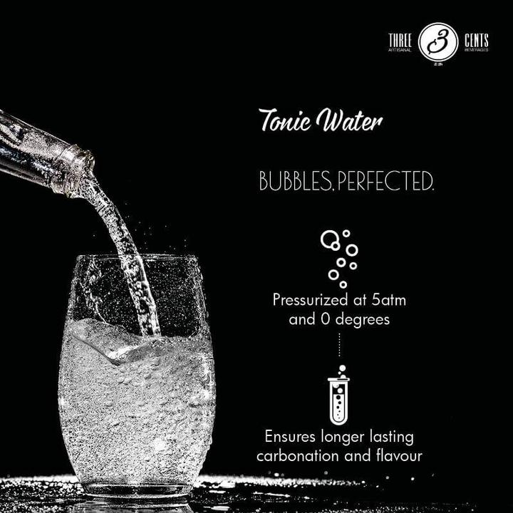 Actual product image Three Cents Tonic Water (6 x 20 cl)