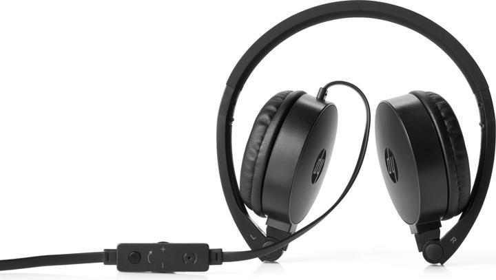 Produktbild HP H2800 Stereo Headset schwarz (Kabelgebunden)
