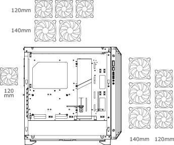 Image du produit Cougar DarkBlader-S (SSI CEB, ATX, mATX, Mini-ITX)