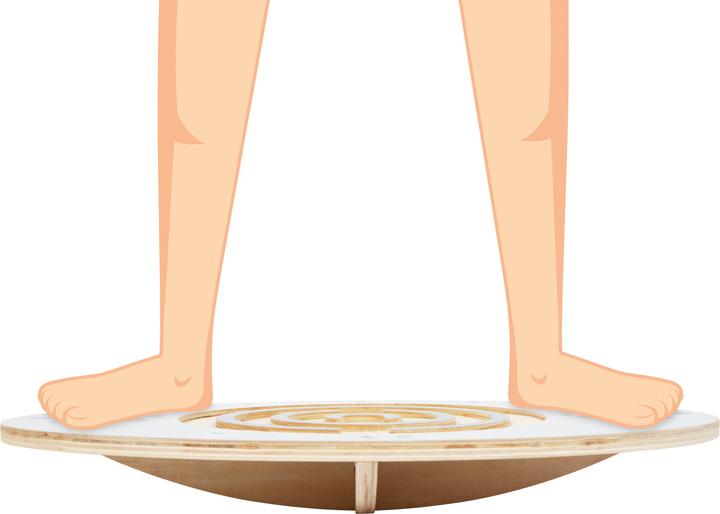 Actual product image small foot Balancing board sky paw