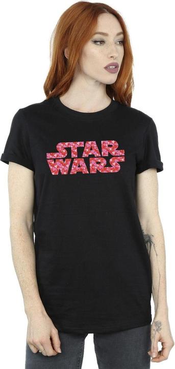 Immagine prodotto Star Wars Heart Logo Maglietta Ampia Donna (XL)