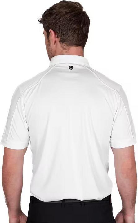 Actual product image Island Green Mens Topstitched Golf Polo Shirt (L)