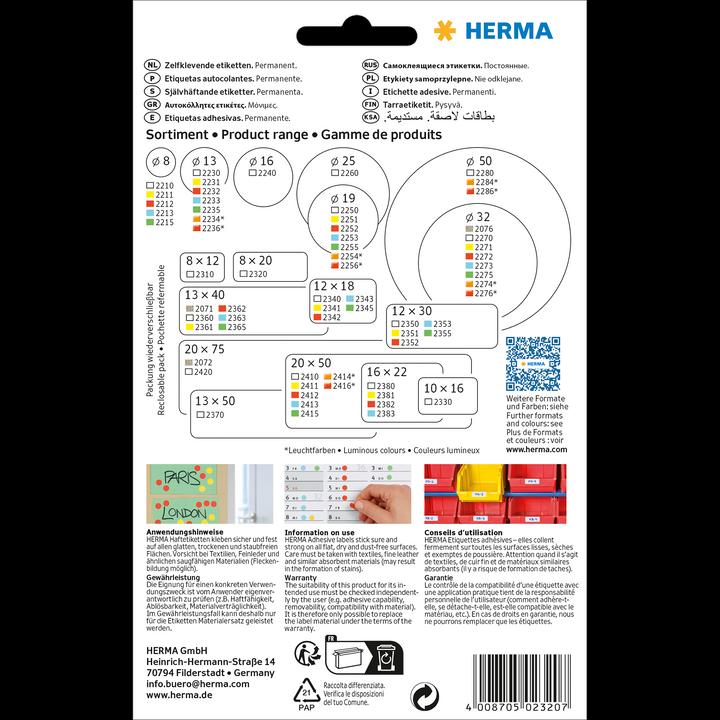 Immagine prodotto Herma Etichette multiuso