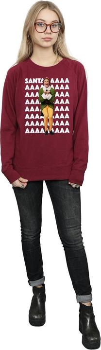 Immagine prodotto Elf Buddy Santa Scream Felpa Donna (XXL)