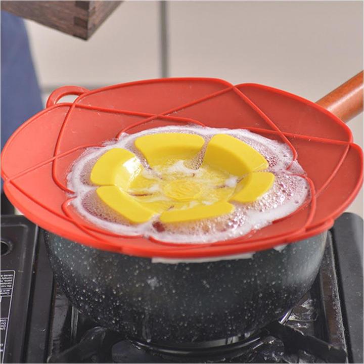 Image du produit JTI Couvercle en silicone multifonctionnel pour pot - Rouge