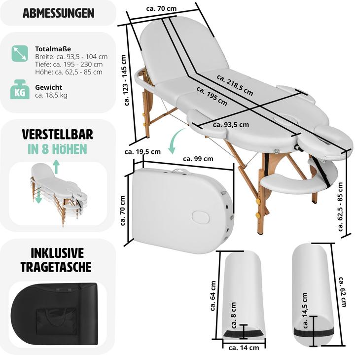 Image du produit tectake Table de massage
