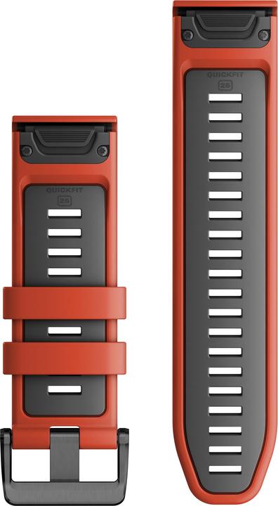 Image du produit Garmin Acc,epixPRO (g2),26mm QuickFit FlmRed (26 mm, Silicone)