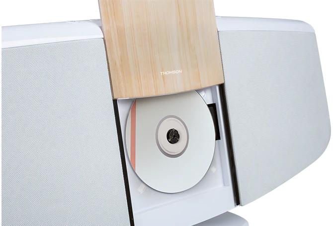 Actual product image Thomson MIC401BT Stereo system BT white (CD player, Bluetooth, 1x 10 W)