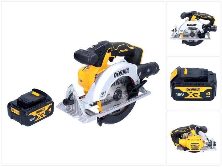 Produktbild DeWalt DCS 565 N Akku Handkreissäge 18 V 165 mm Brushless + 1x Akku 4,0 Ah - ohne Ladegerät