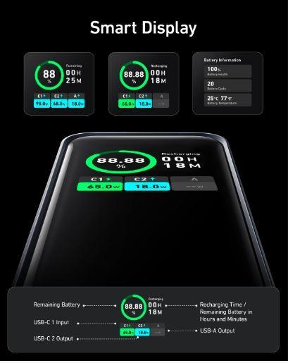 Produktbild Anker Prime (20000 mAh, 200 W, 72 Wh)