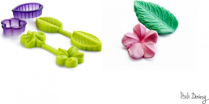 Produktbild Ibili Backformen-Set 3D Förmchen Blumen und Blätter