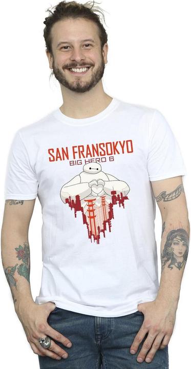 Produktbild Disney Big Hero 6 Baymax San Fransokyo Heart TShirt (XL)