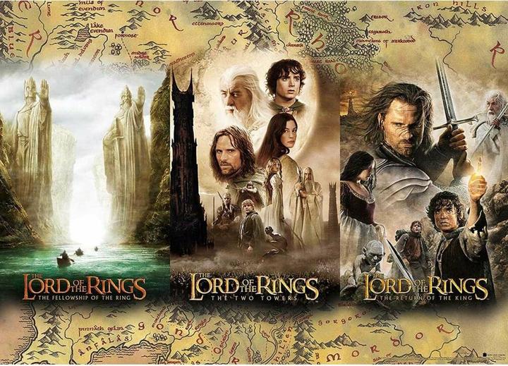 Produktbild Aquarius Herr der Ringe Triptych (Puzzle) (1000 Teile)