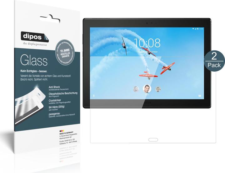 Produktbild Dipos Displayschutz Anti-Shock (2 Stück, Lenovo Tab 4 10 Plus)