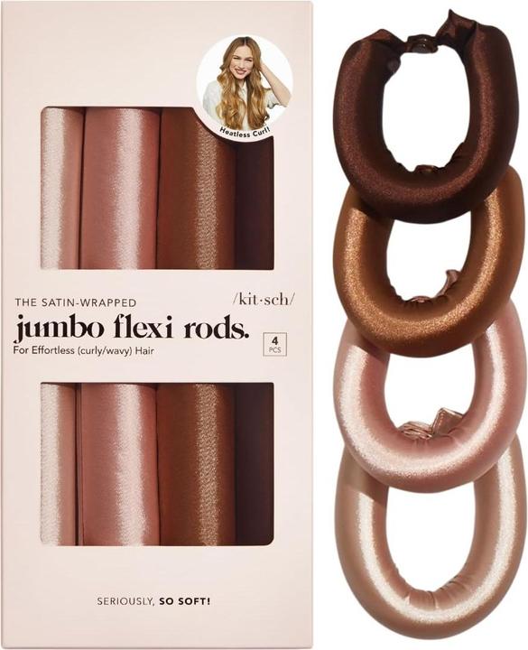 Kitsch Heatless Curling bigoudis 4 pièces