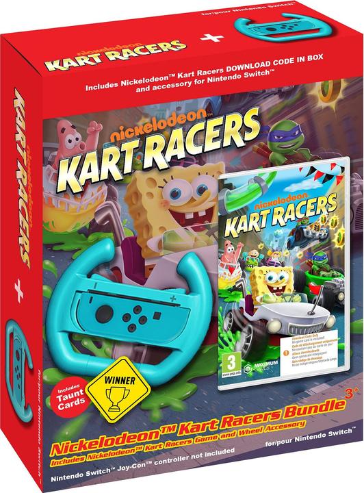 Actual product image Maximum Games Nickelodeon Kart Racers Bundle (Switch, Switch Lite, Switch OLED, EN, FR, IT)