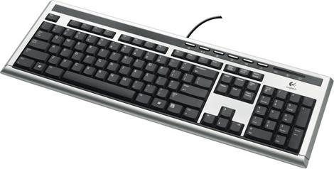 Logitech OEM UltraX Premium Keyboard, CH layout (CH, Cable)