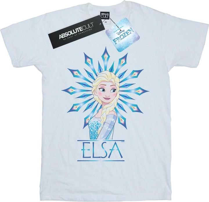 Immagine prodotto Disney Frozen Elsa Snowflake Maglietta Uomo (S)