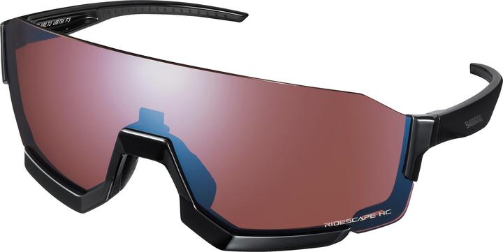 Shimano Unisex Brille Aerolite HC black (Schwarz, RIDESCAPE HC (N3))