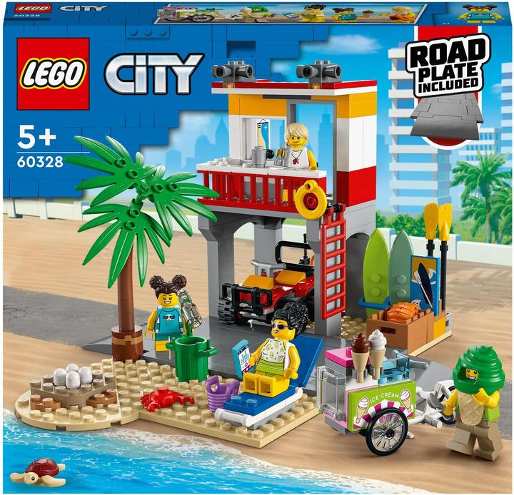 Produktbild LEGO Rettungsschwimmer-Station (60328, LEGO City)