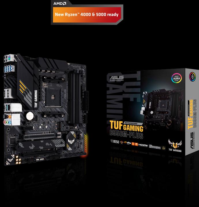 ASUS TUF GAMING B550M-PLUS (AM4, AMD B550, mATX)
