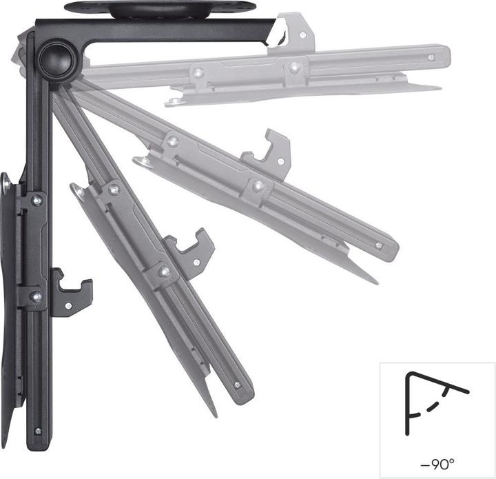Produktbild Hama TV-Deckenhalterung, schwenkbar, höhenverstellbar, 117 cm (46") bis 20 kg (Dach, 46", 20 kg)