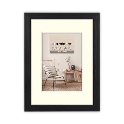 Image du produit ZEP Cadre photo V4557B Malmo Black 9x13 / 13x18 cm (13 x 18 cm, 9 x 13 cm)