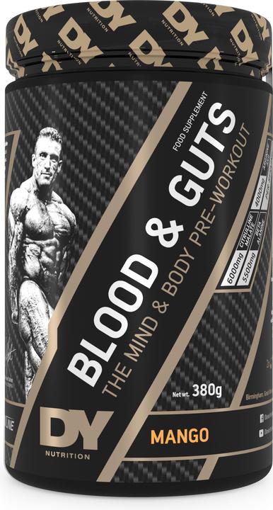 DY Nutrition Blood and Guts Pre-Workout (Mango, 380 g)