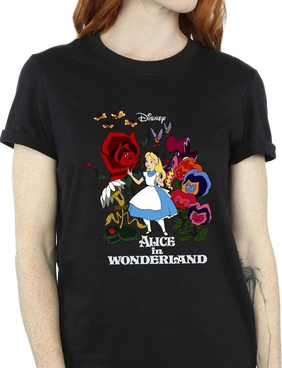 Image du produit Disney - T-shirt ALICE IN WONDERLAND FLOWERS - Femme (3XL)