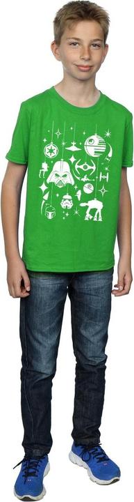 Actual product image Star Wars Boys Christmas Decorations T-Shirt (152, 158)