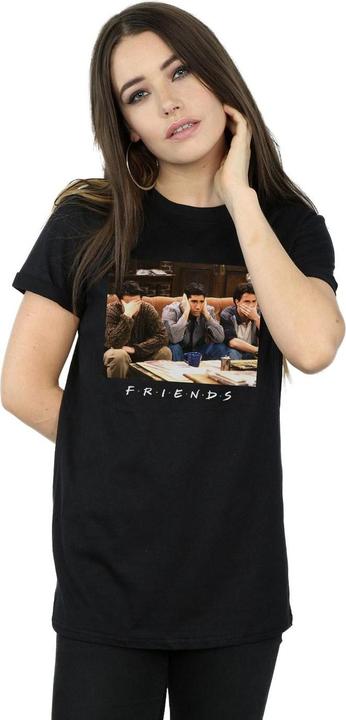 Actual product image Friends Womens/Ladies Three Wise Guys Cotton Boyfriend T-Shirt (XXL)