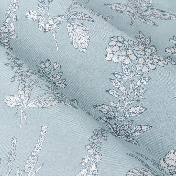 Actual product image Wylder Nature Sophia Jacquard Floral Eyelet Curtains (229 x 229 cm)
