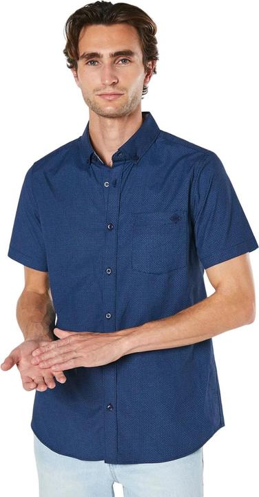 Actual product image Universal Textiles Mens Dotted Short-Sleeved Shirt (M)