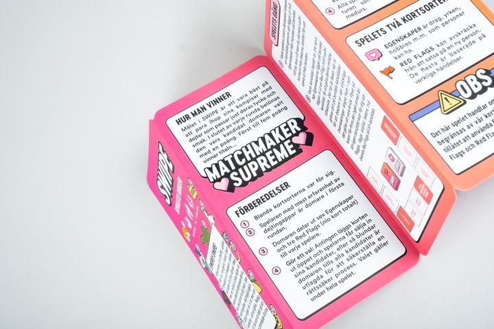 Produktbild Ninja Print SWIPE - Spelet om drömdejter och dealbreakers! (SE)