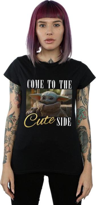 Produktbild Star Wars The Mandalorian Come To The Cute Side TShirt (L)