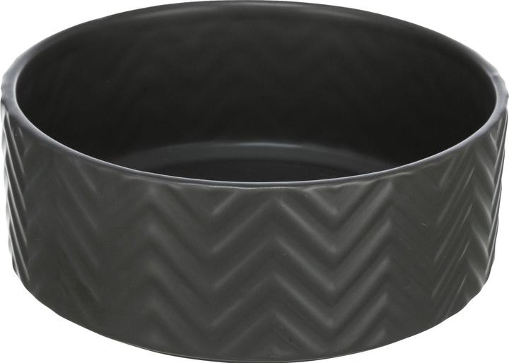 Trixie Ciotola in ceramica ø 16 cm, 0.9 l, Nero (0.90 l)