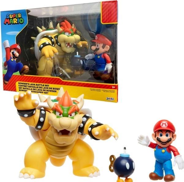 Jakks Pacific World of Nintendo: Mario vs. Bowser Lava Battle
