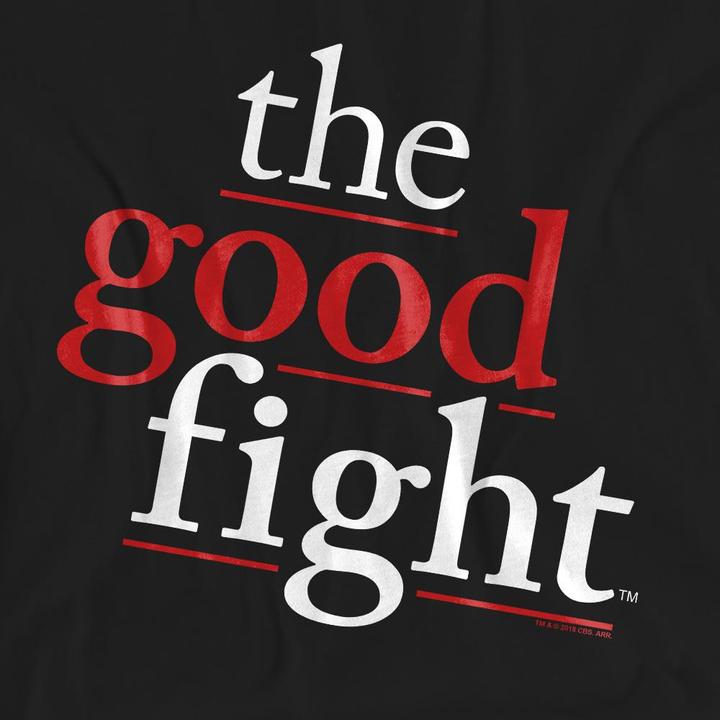 Actual product image The Good Fight Unisex Adult Logo T-Shirt (XL)