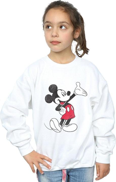 Produktbild Disney Mickey Mouse Traditional Wave Sweatshirt Mädchen (140, 146)