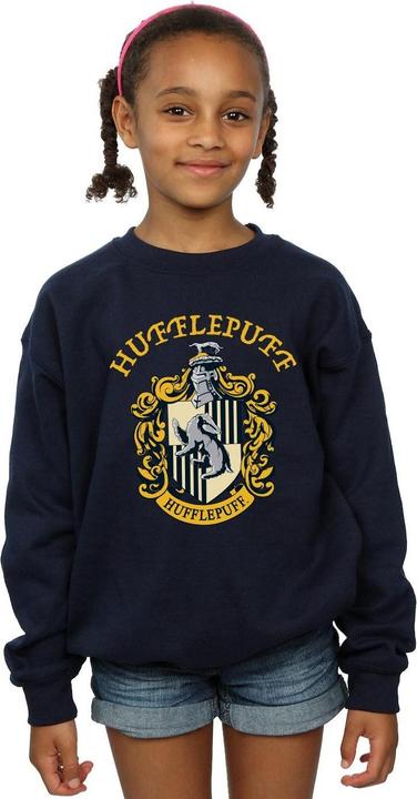 Actual product image Girls Hufflepuff Cotton Sweatshirt (116)