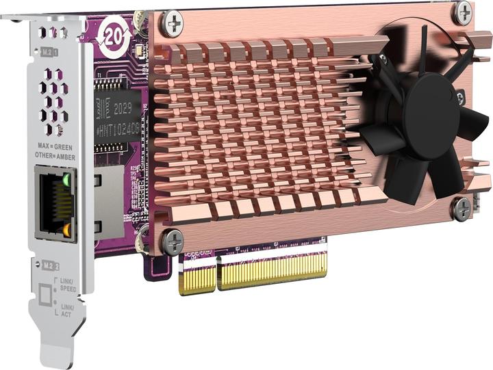 QNAP QM2-2P10G1TB
