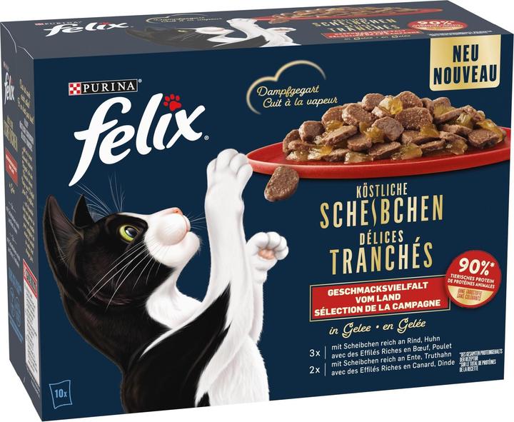 Produktbild Felix Deliciously Sliced Fleisch (Adult, 1 Stk., 890 g)