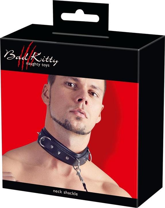 Actual product image Bad Kitty Neck cuff with leash
