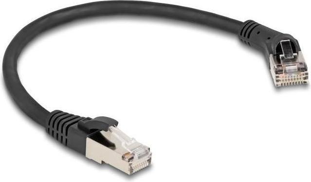 Image du produit Delock Câble réseau RJ45 Cat.8.1 S/FTP mâle 45ï¿½ à angle droit vers mâle droit jusqu'à 40 (S/FTP, CAT8.1, 0.25 m)