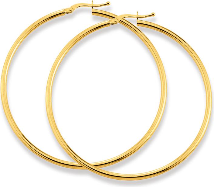 Immagine prodotto Natsumi Schmuck Creoli in oro giallo 18K/750 Ø24-54mm rotondo (Oro giallo 750/18 K Oro giallo)