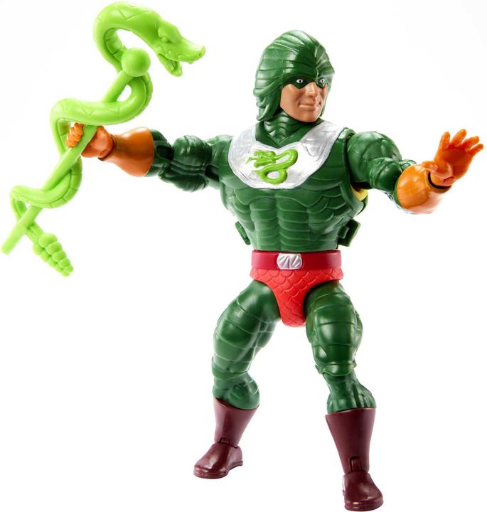 Actual product image Mattel Masters of the Universe Origins Actionfigur Deluxe King Hiss