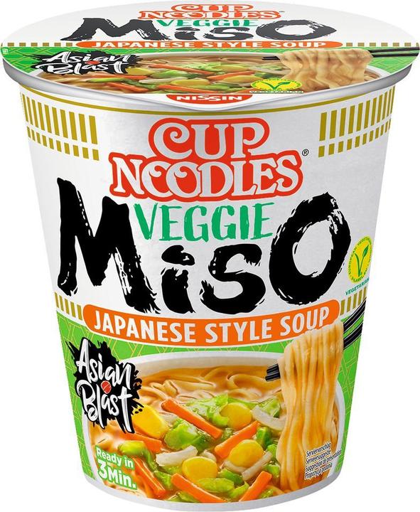 Actual product image Nissin Cup Noodles Veggie Miso (67 g)